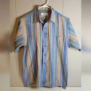Vintage Arrow Sport Short Sleeve Button Up, Medium